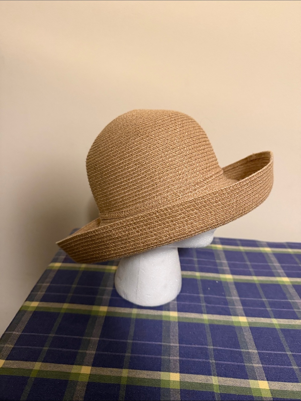 Women’s Straw Sun Hat in Tan - Lightweight Summer Accessory